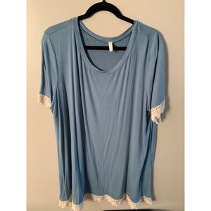 New without tags! Blue Top from Pinkblush 3X